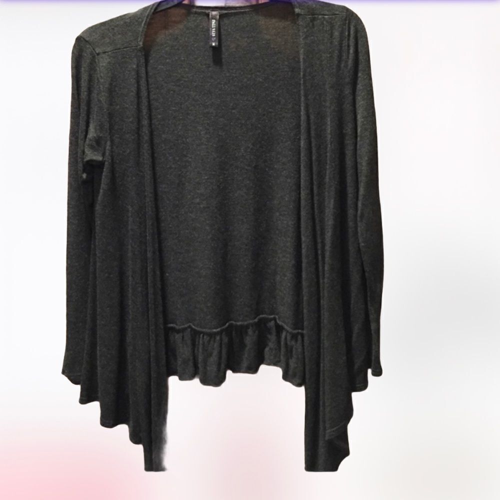 Full Tilt Grey cardigan M